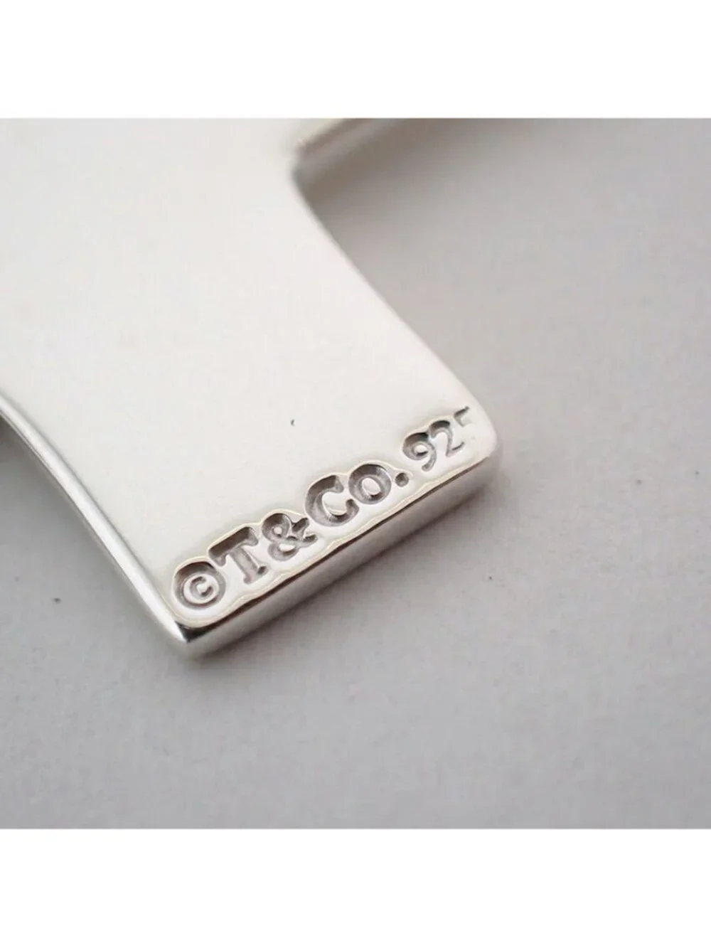 Tiffany & Co 1837 925 Double Cross Pendant